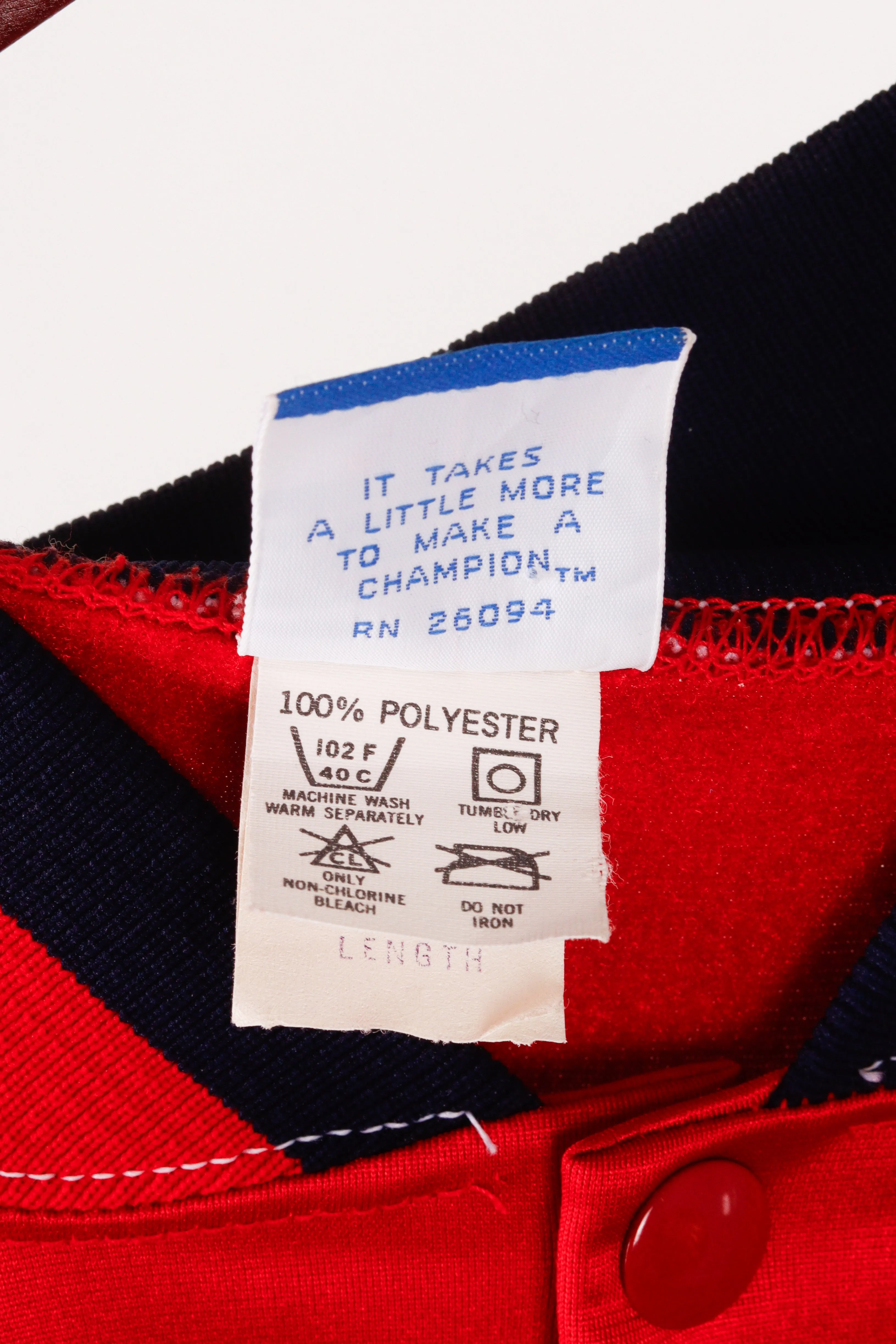 Vintage 90's Champion USA 'United States Water Polo' Snap Front Jacket