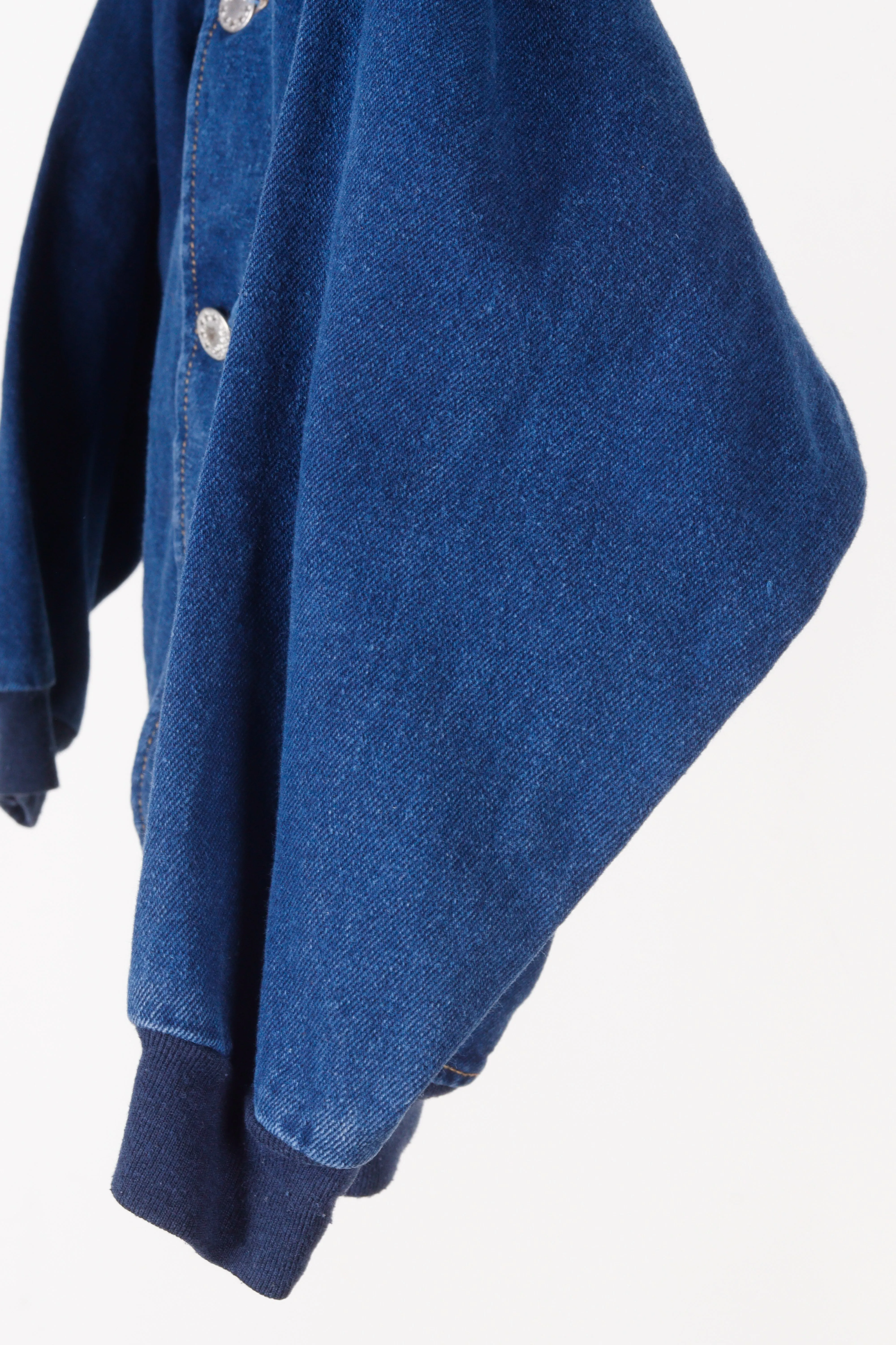 Vintage 90's  'Chief Embroidered' Youth Denim Bomber Jacket