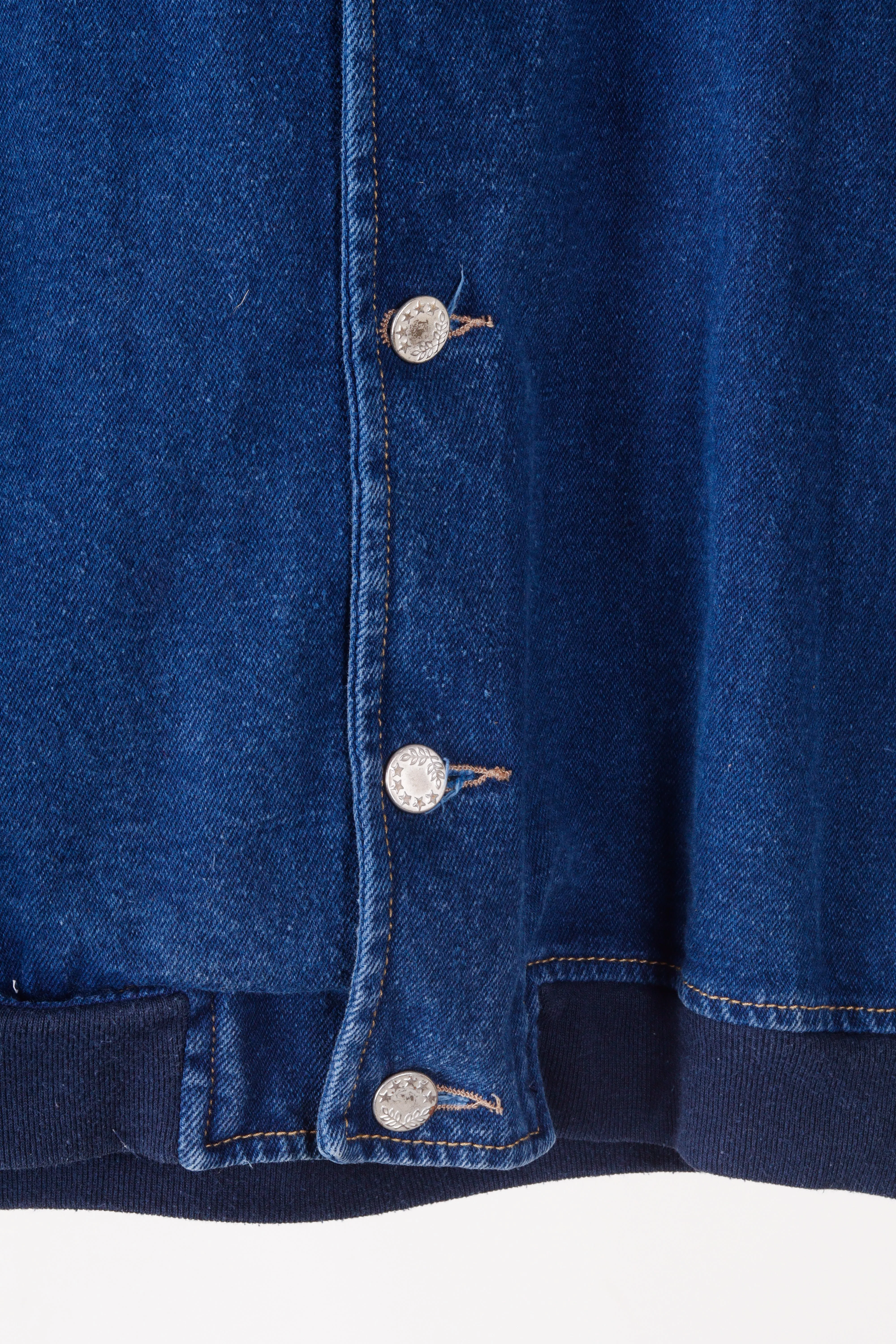 Vintage 90's  'Chief Embroidered' Youth Denim Bomber Jacket