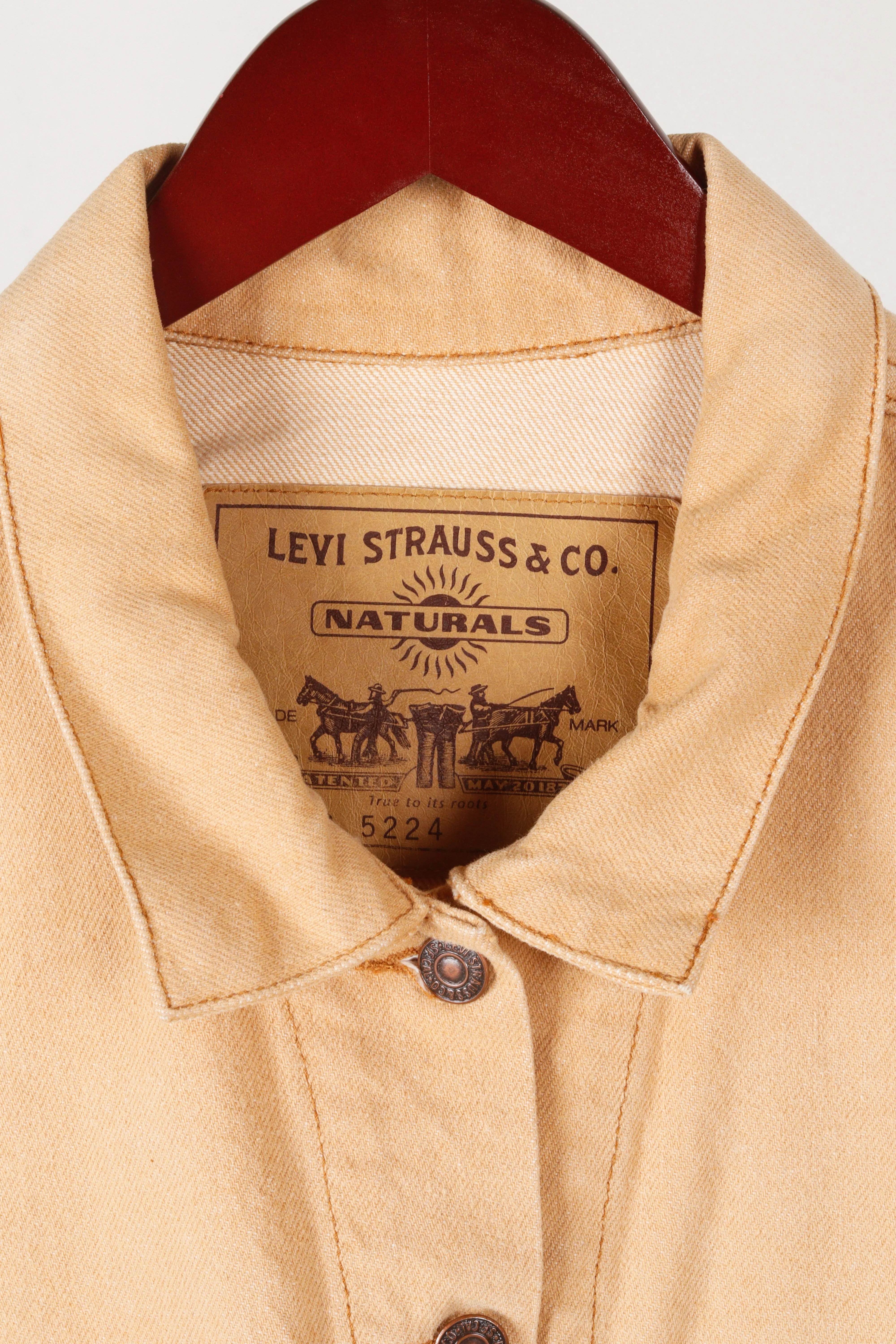 Vintage 90's Levi's 'Naturals' Denim Jacket Tan