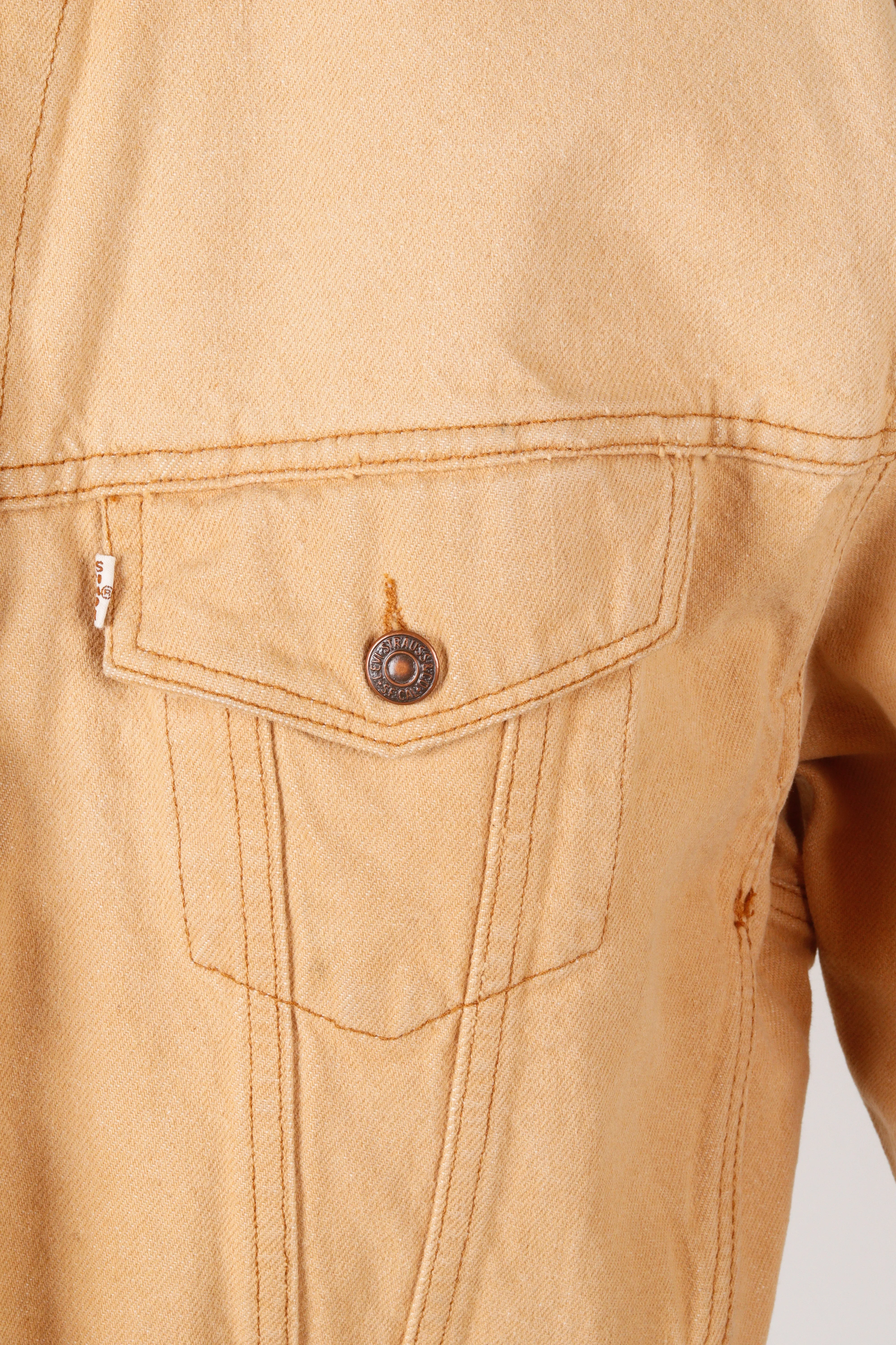 Vintage 90's Levi's 'Naturals' Denim Jacket Tan