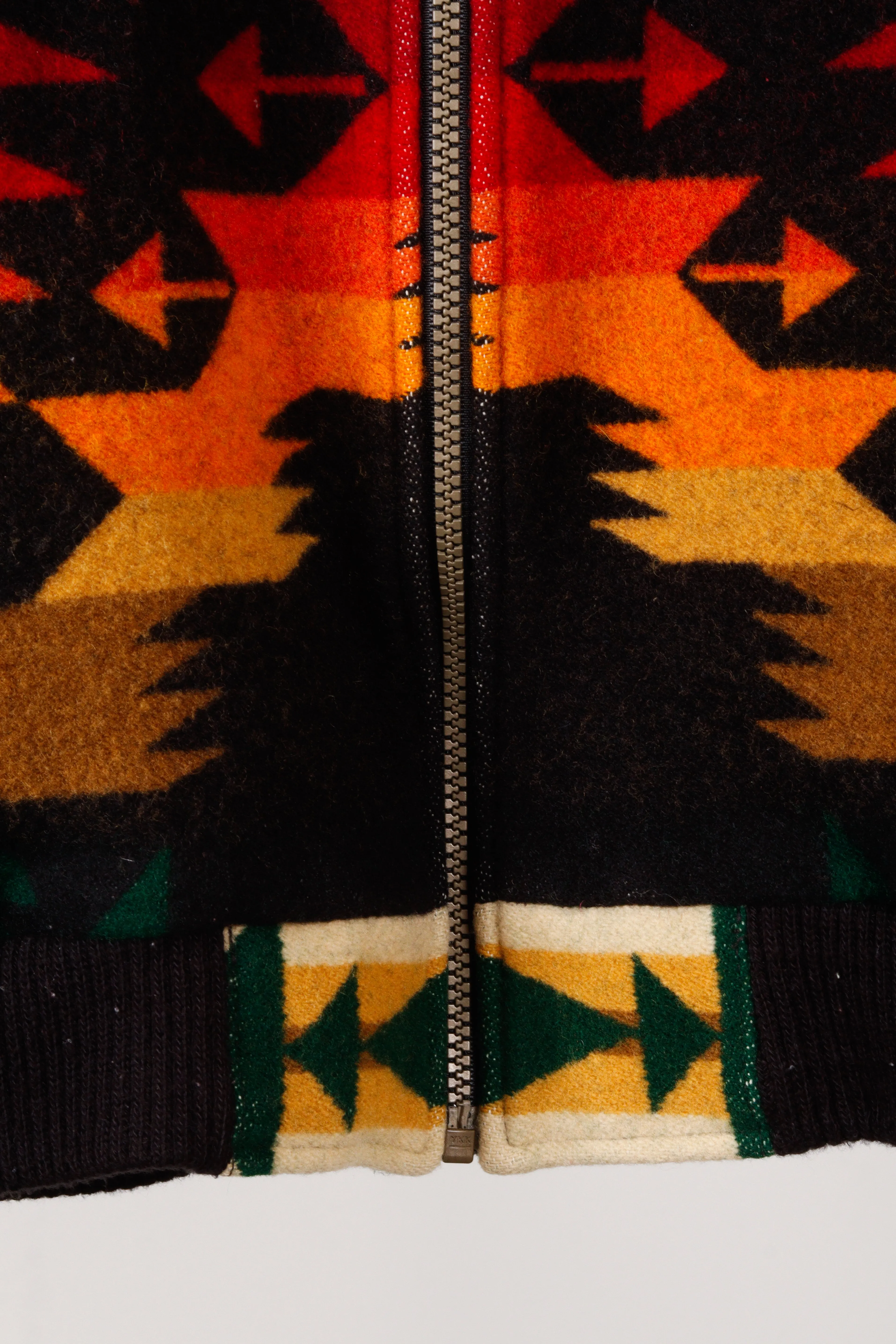Vintage 90's Pendleton High Grade Western Wear 'Navajo Aztec' Print Wool Jacket