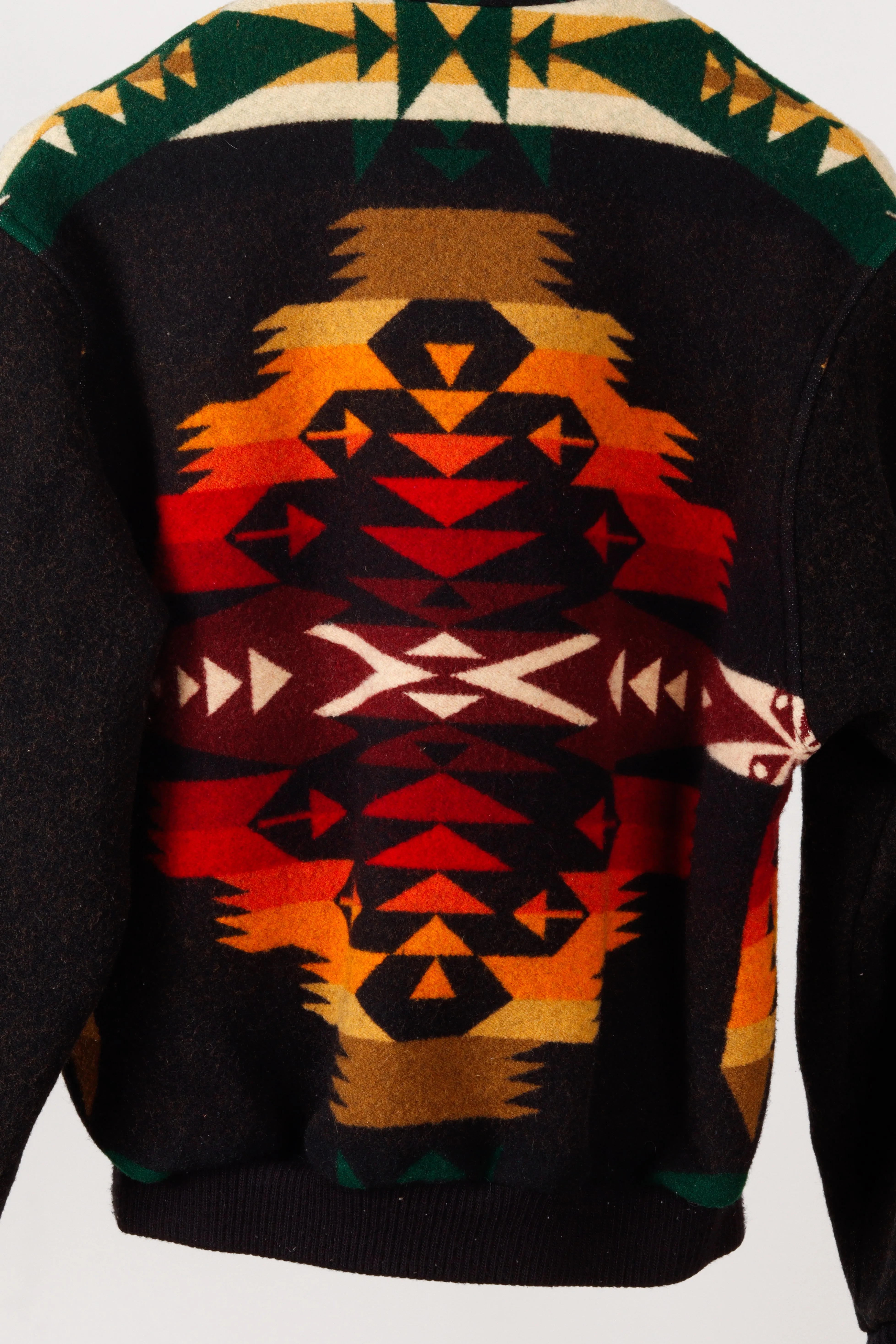 Vintage 90's Pendleton High Grade Western Wear 'Navajo Aztec' Print Wool Jacket