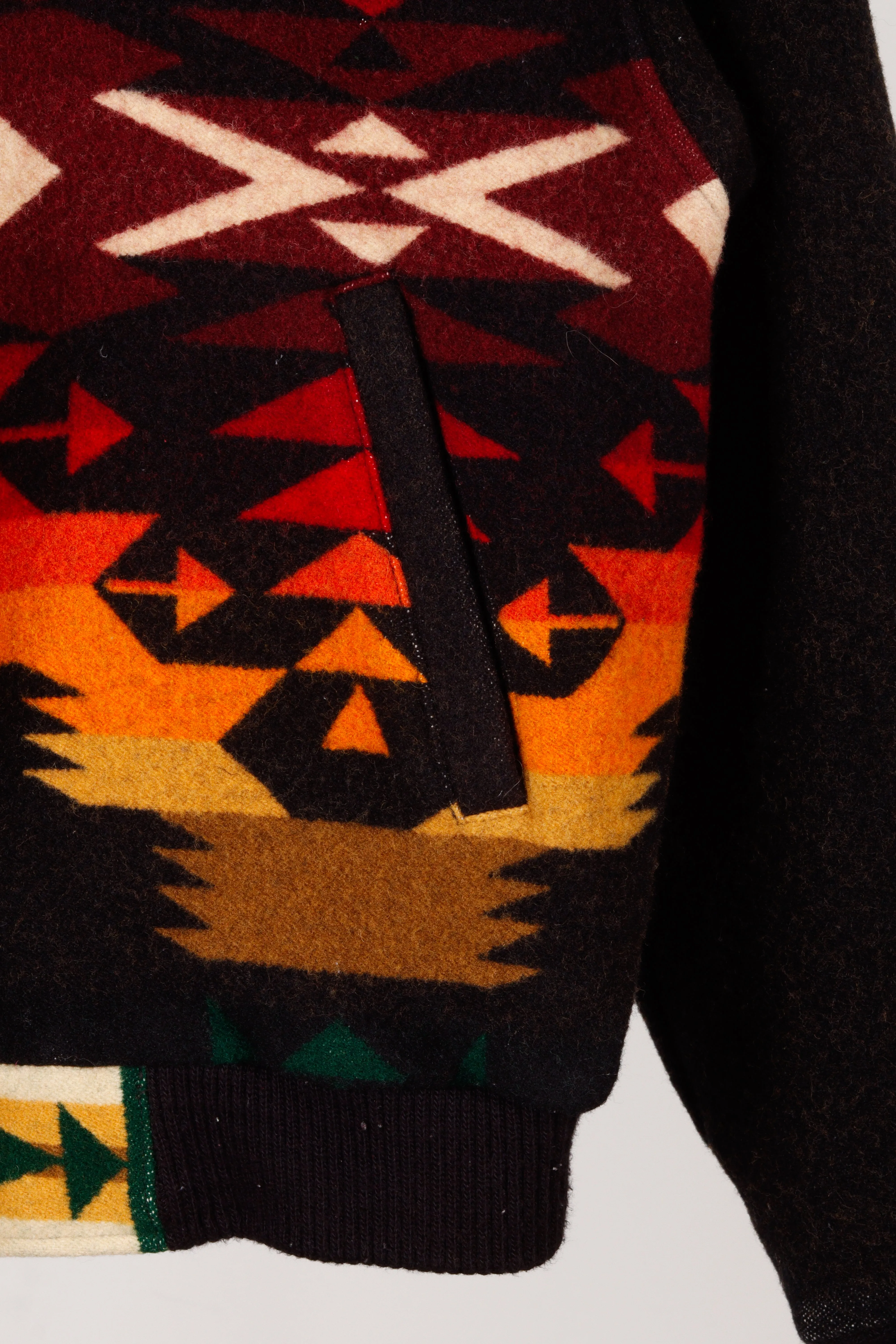 Vintage 90's Pendleton High Grade Western Wear 'Navajo Aztec' Print Wool Jacket
