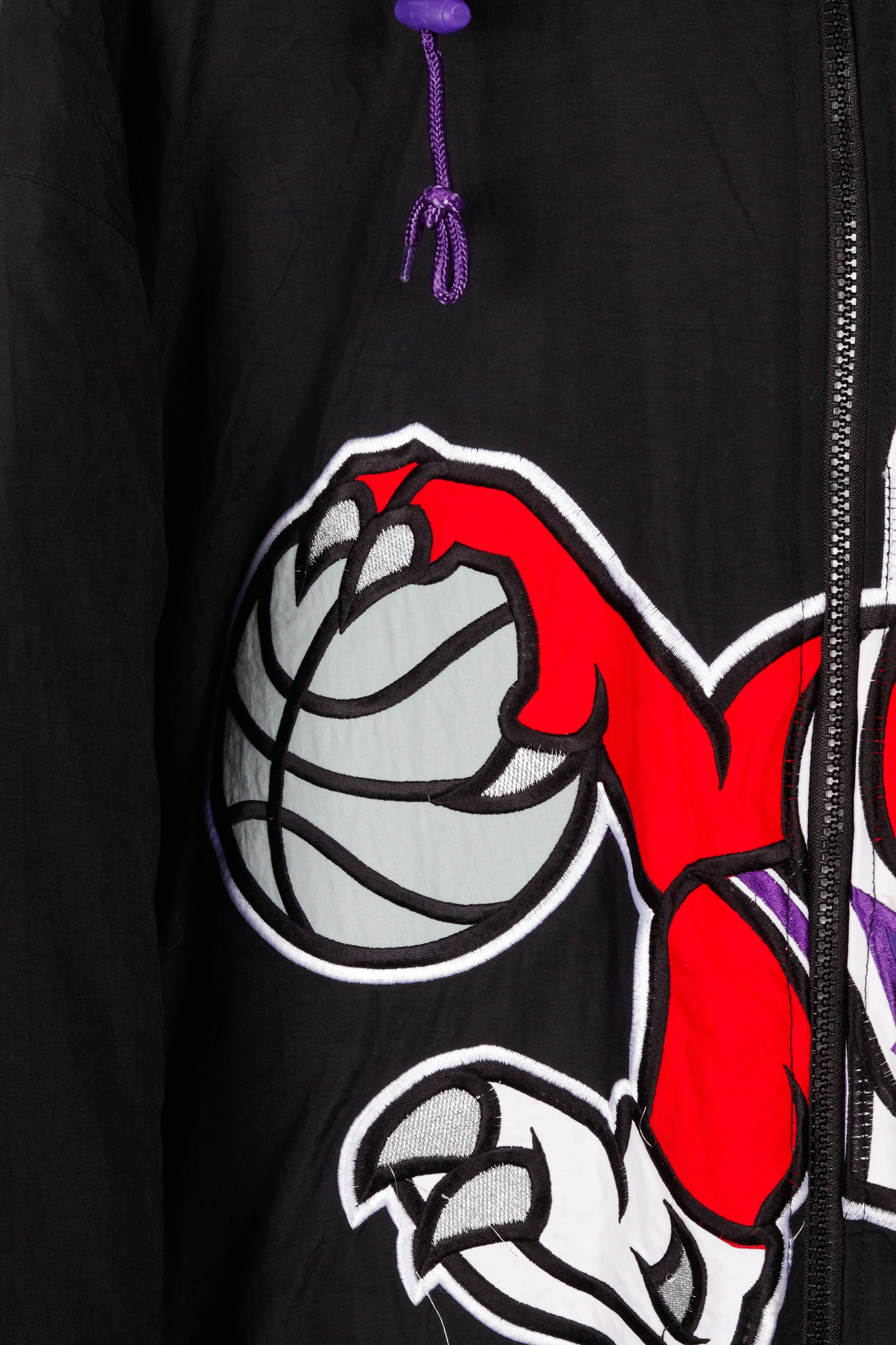 Vintage 90's Starter 'Toronto Raptors Big Logo' Full-Zip Jacket
