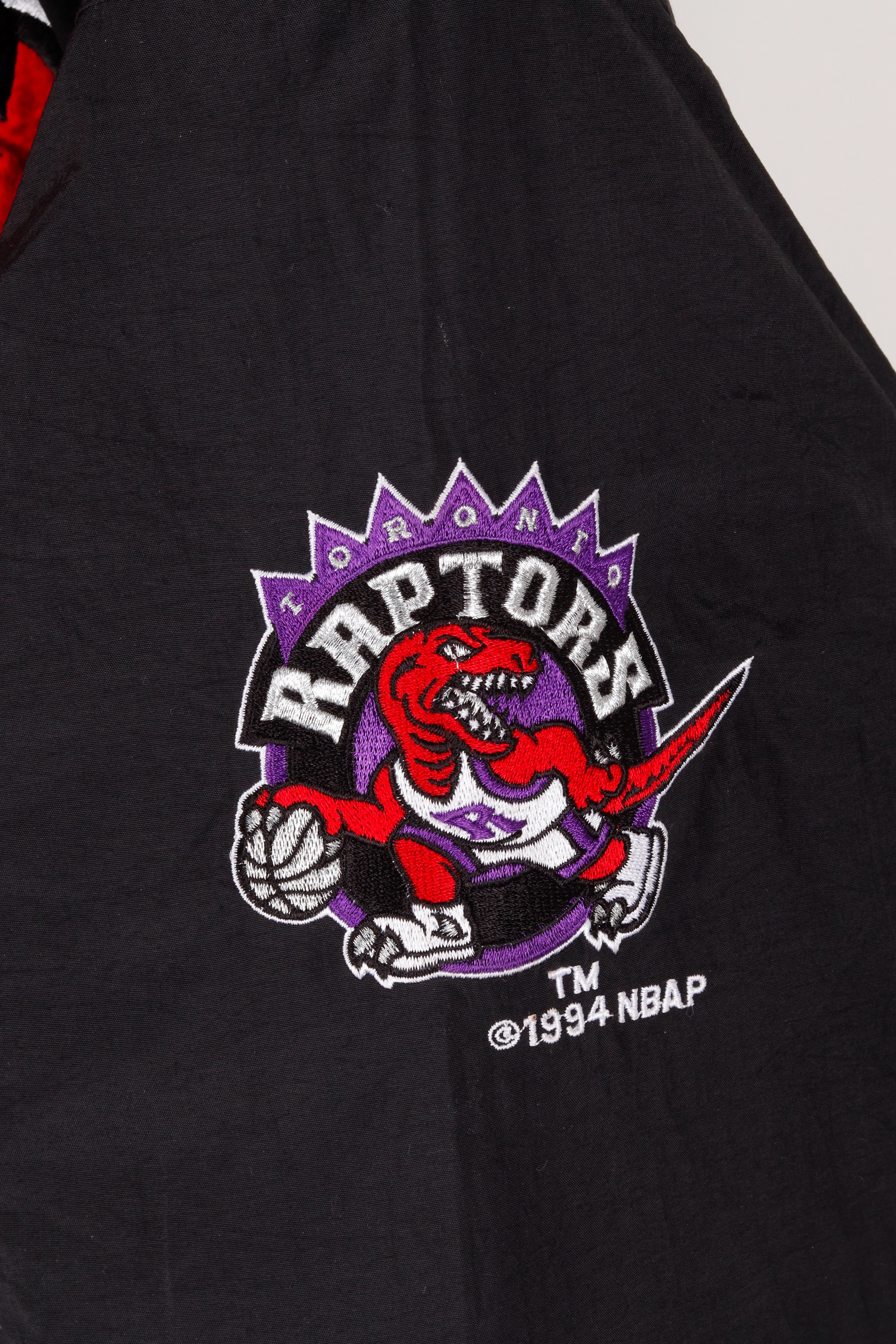 Vintage 90's Starter 'Toronto Raptors Big Logo' Full-Zip Jacket