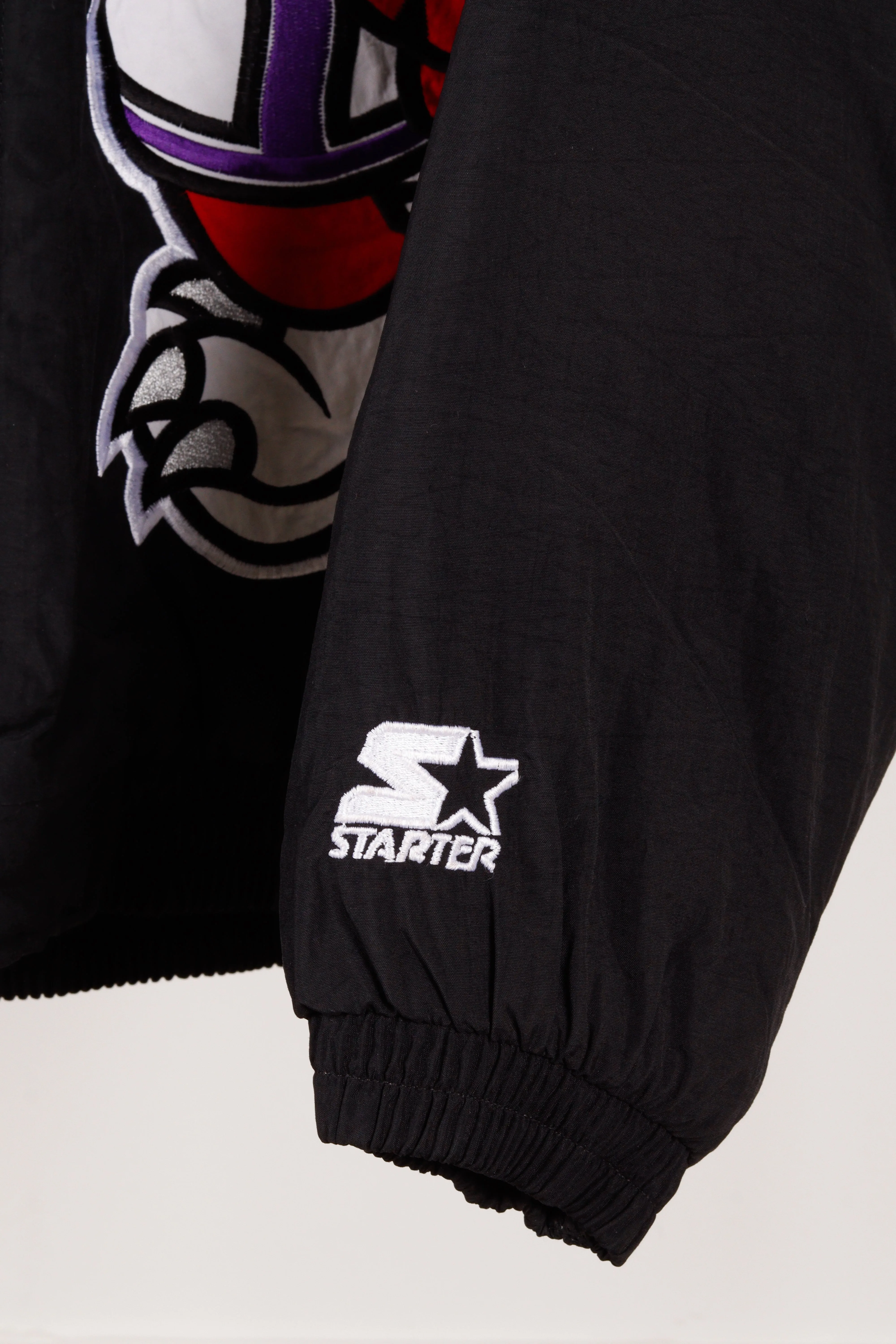 Vintage 90's Starter 'Toronto Raptors Big Logo' Full-Zip Jacket